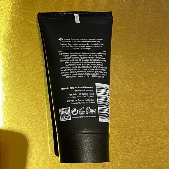 Avant: Shea Butter Hyaluronic Vit B3 Seawater Sweet Almond Vivifying Face & Eye - Picture 2 of 2